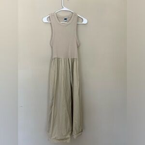 Old Navy Tan Midi Dress